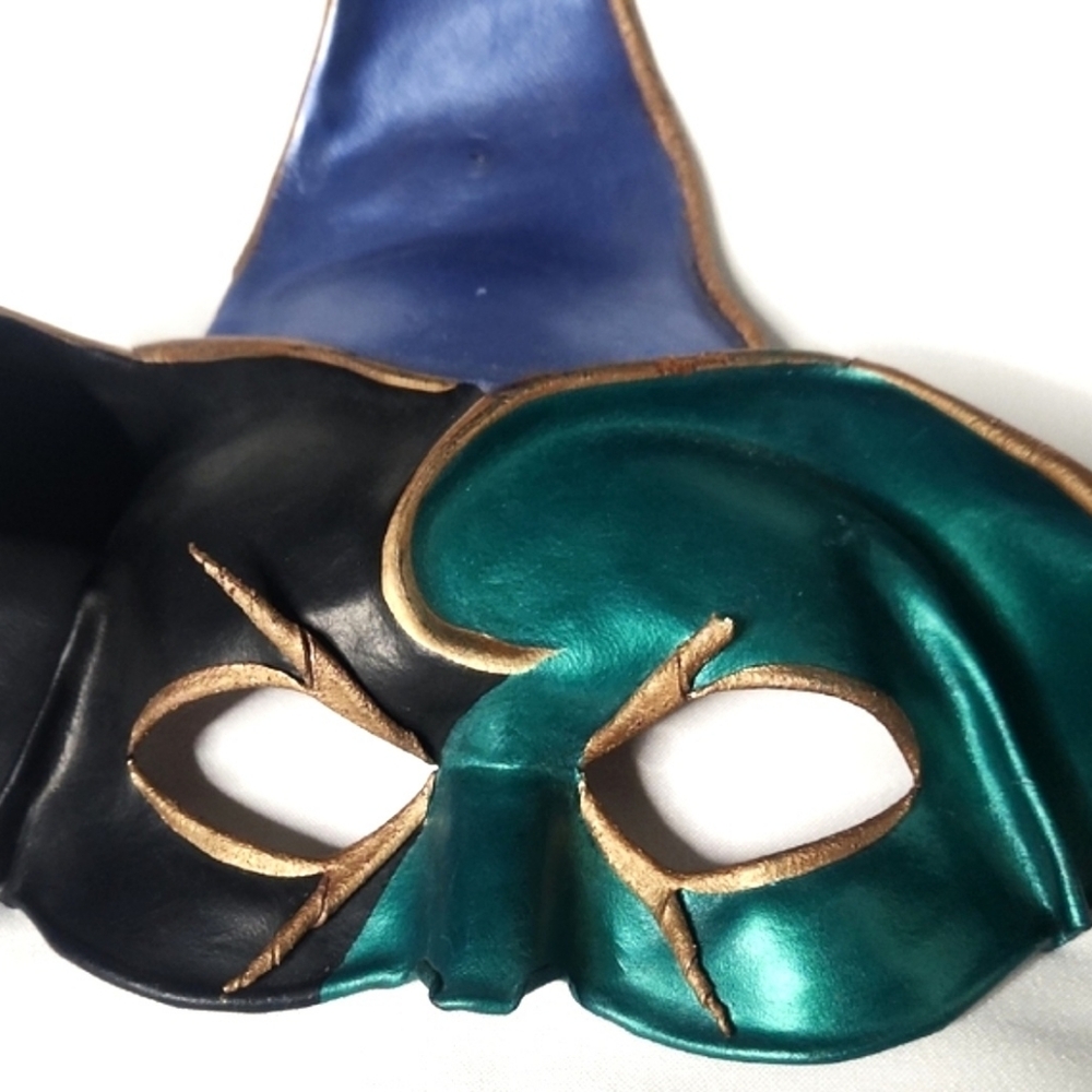 Leather Jester Mask